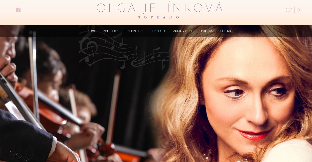 Olga Jelínková has new websites: www.olgajelinkova.cz